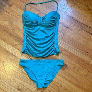 LA Blanca Ruched Tankini